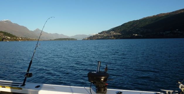 Fishing on Lake Wakatipu